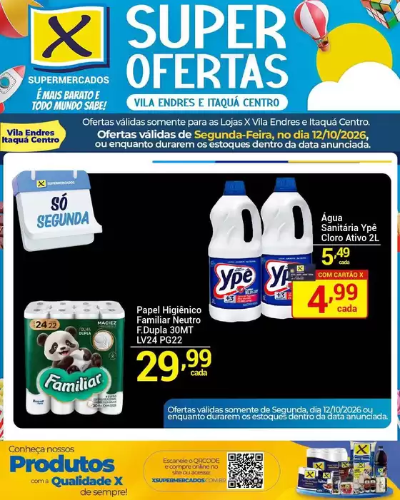 Catálogo X Supermercados em Santo Antônio do Tauá | Ótima oferta para caçadores de pechinchas | 2026-10-12T00:00:00.000Z - 2026-10-12T00:00:00.000Z
