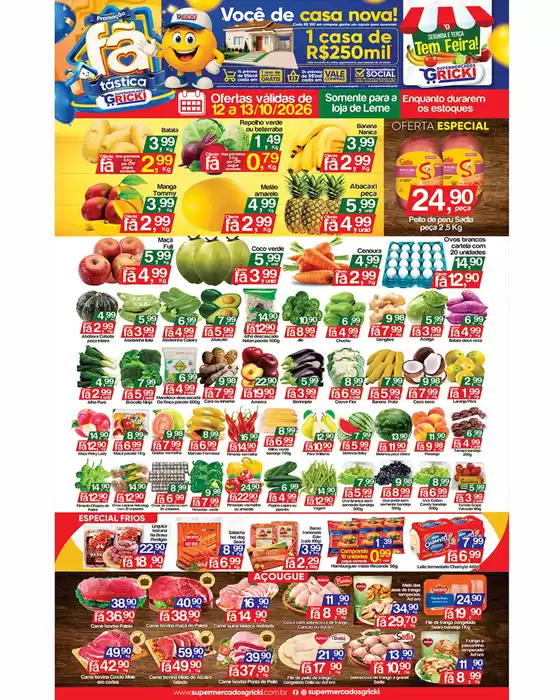 Catálogo Supermercados Gricki | Grandes descontos em produtos selecionados | 2026-10-12T00:00:00.000Z - 2026-10-13T00:00:00.000Z
