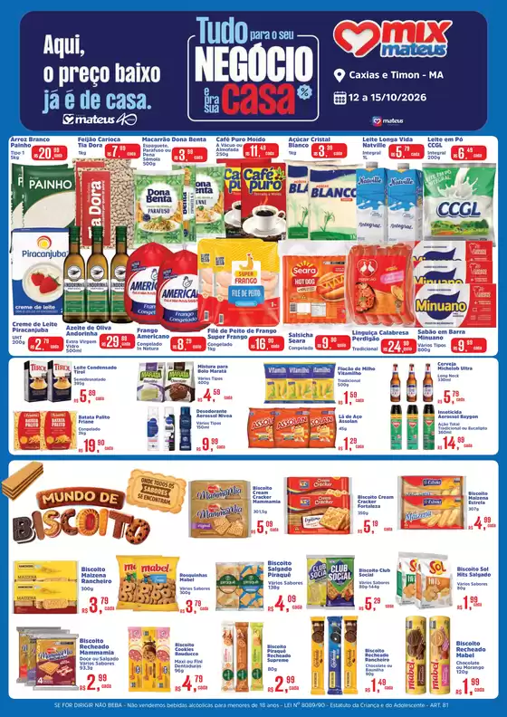 Catálogo Supermercados Mateus | Tudo para o seu negocio e sua casa | 2026-10-13T00:00:00.000Z - 2026-10-15T00:00:00.000Z
