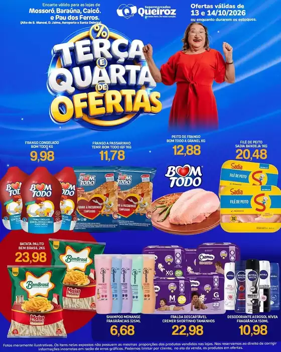Catálogo Supermercados Queiroz | Encarte Supermercados Queiroz | 2026-10-13T00:00:00.000Z - 2026-10-14T00:00:00.000Z