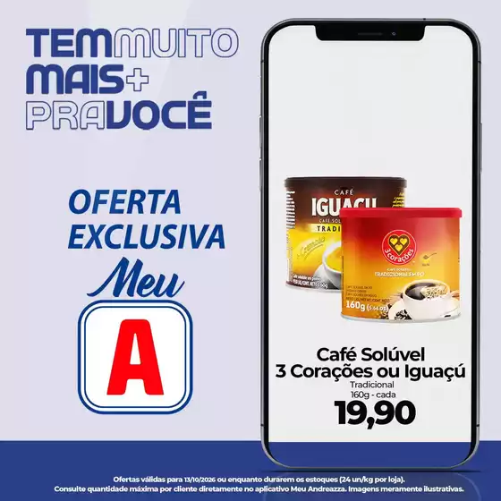 Catálogo Supermercados Andreazza | Ofertas especiais atraentes para todos | 2026-10-13T00:00:00.000Z - 2026-10-13T00:00:00.000Z