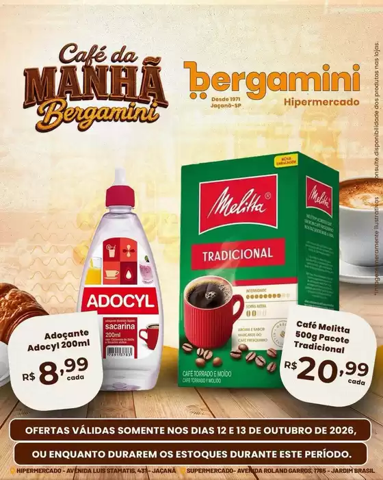 Catálogo Supermercado Bergamini | Melhores ofertas para compradores econômicos | 2026-10-12T00:00:00.000Z - 2026-10-13T00:00:00.000Z