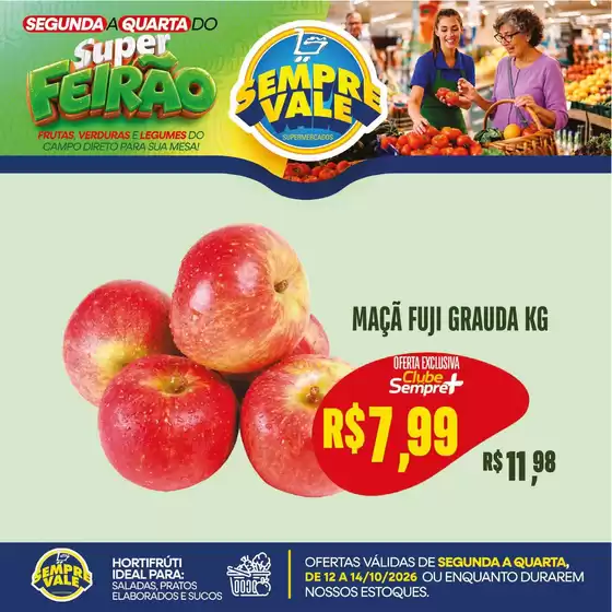 Catálogo Sempre Vale Supermercados | Melhores ofertas para compradores econômicos | 2026-10-12T00:00:00.000Z - 2026-10-14T00:00:00.000Z