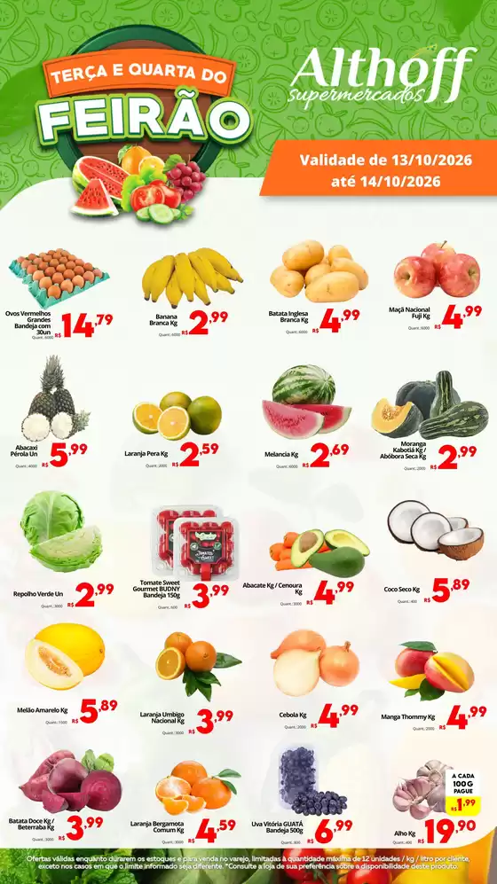 Catálogo Althoff Supermercados | Terça e Quarta Do Feirão | 2026-10-13T00:00:00.000Z - 2026-10-14T00:00:00.000Z