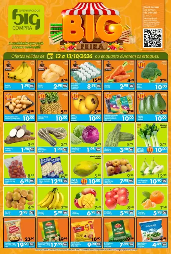 Catálogo Supermercados Big Compra | Encarte Supermercados Big Compra | 2026-10-12T00:00:00.000Z - 2026-10-13T00:00:00.000Z
