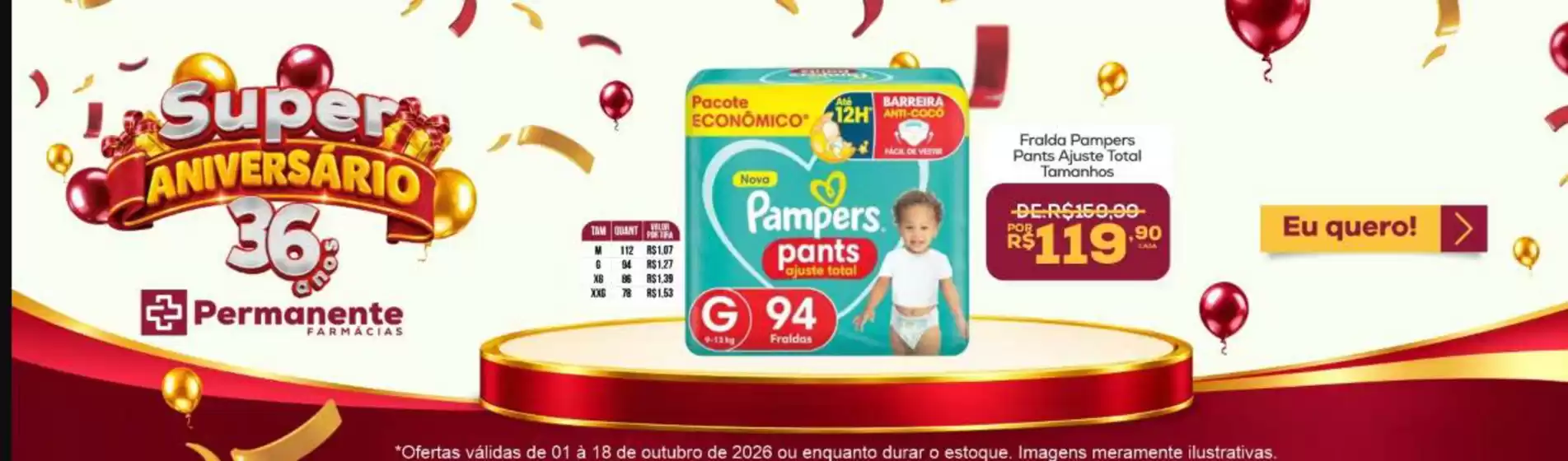Catálogo Farmácia Permanente | Super aniversario ! | 2026-10-13T00:00:00.000Z - 2026-10-31T00:00:00.000Z