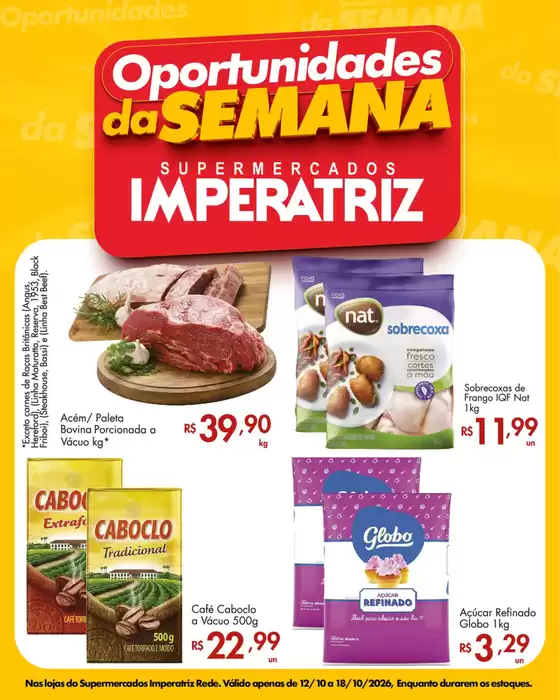 Catálogo Supermercados Imperatriz | Oportunidades do SEMANA | 2026-10-13T00:00:00.000Z - 2026-10-18T00:00:00.000Z