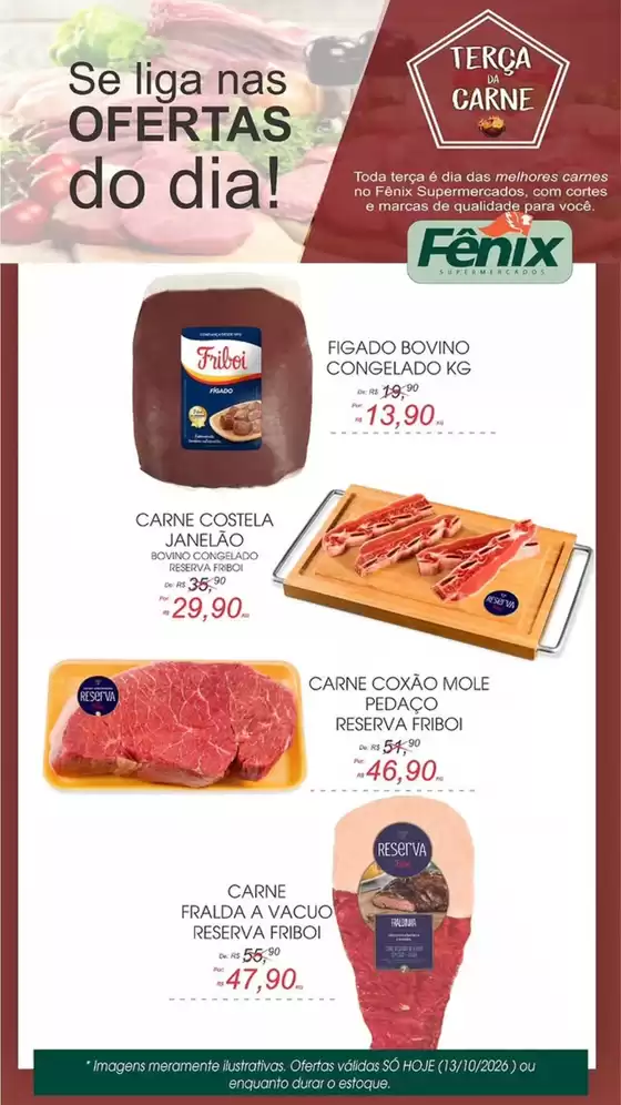 Catálogo Fênix Supermercados | Terça da CARNE | 2026-10-13T00:00:00.000Z - 2026-10-13T00:00:00.000Z