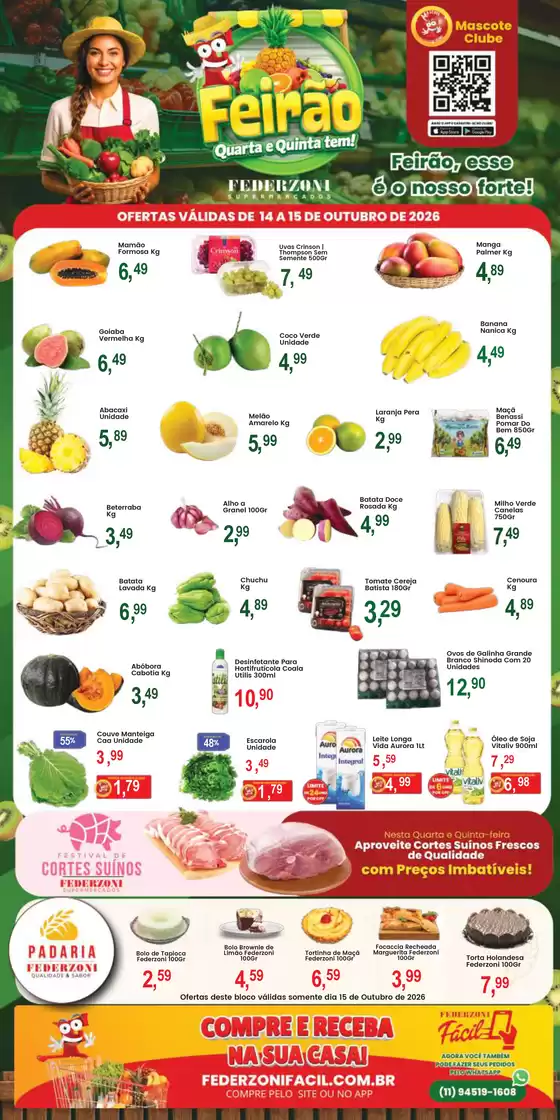 Catálogo Federzoni Supermercados | Feirão | 2026-10-14T00:00:00.000Z - 2026-10-15T00:00:00.000Z