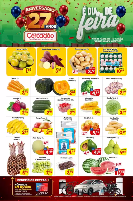 Catálogo Cercadão | E dia de Feira | 2026-10-14T00:00:00.000Z - 2026-10-15T00:00:00.000Z