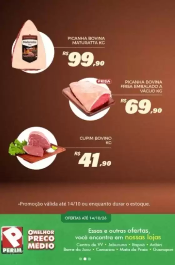 Catálogo Supermercado Perim | Ofertas De Carnes  | 2026-10-14T00:00:00.000Z - 2026-10-14T00:00:00.000Z