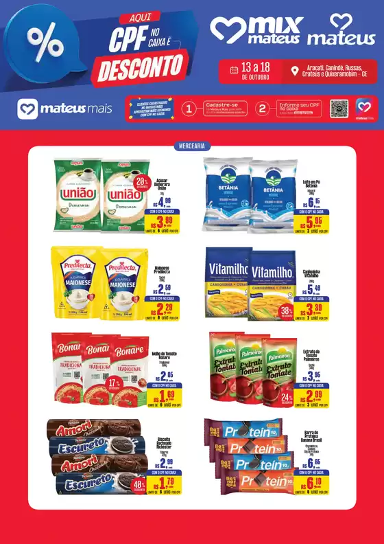 Catálogo Supermercados Mateus | App Mateus mais | 2026-10-12T00:00:00.000Z - 2026-10-18T00:00:00.000Z