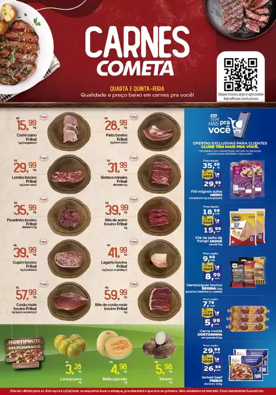 Catálogo Cometa Supermercados | CARNES | 2026-10-14T00:00:00.000Z - 2026-10-19T00:00:00.000Z