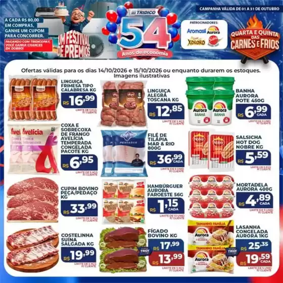 Catálogo Supermercados Tridico | Quarta e Quinta de Carnes | 2026-10-14T00:00:00.000Z - 2026-10-15T00:00:00.000Z