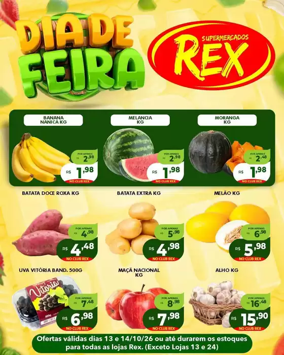 Catálogo Supermercados Rex | Ótima oferta para caçadores de pechinchas | 2026-10-13T00:00:00.000Z - 2026-10-14T00:00:00.000Z