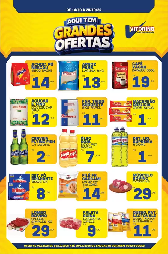 Catálogo Supermercado Vitorino | Encarte Supermercado Vitorino | 2026-10-14T00:00:00.000Z - 2026-10-20T00:00:00.000Z