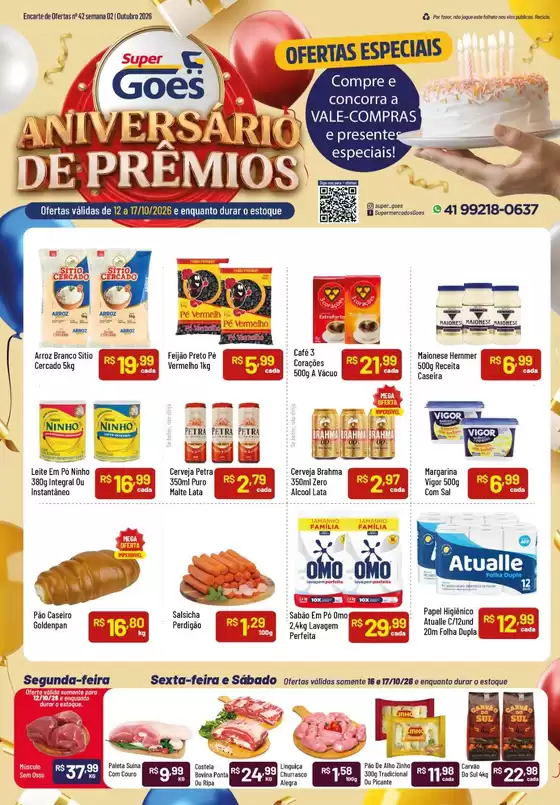 Catálogo Supermercados Goes | Ofertas exclusivas e pechinchas | 2026-10-12T00:00:00.000Z - 2026-10-17T00:00:00.000Z