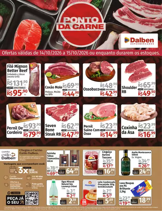 Catálogo Supermercado Dalben | Ponto da carne | 2026-10-14T00:00:00.000Z - 2026-10-15T00:00:00.000Z