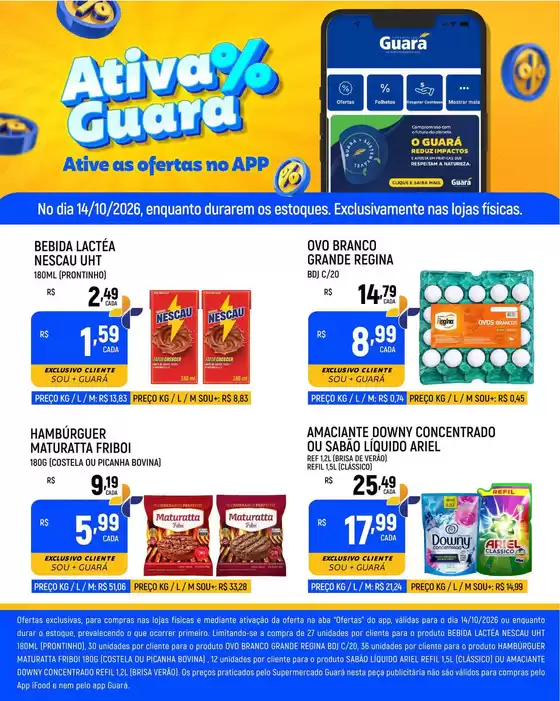 Catálogo Supermercado Guará | Ampla seleção de ofertas | 2026-10-14T00:00:00.000Z - 2026-10-14T00:00:00.000Z