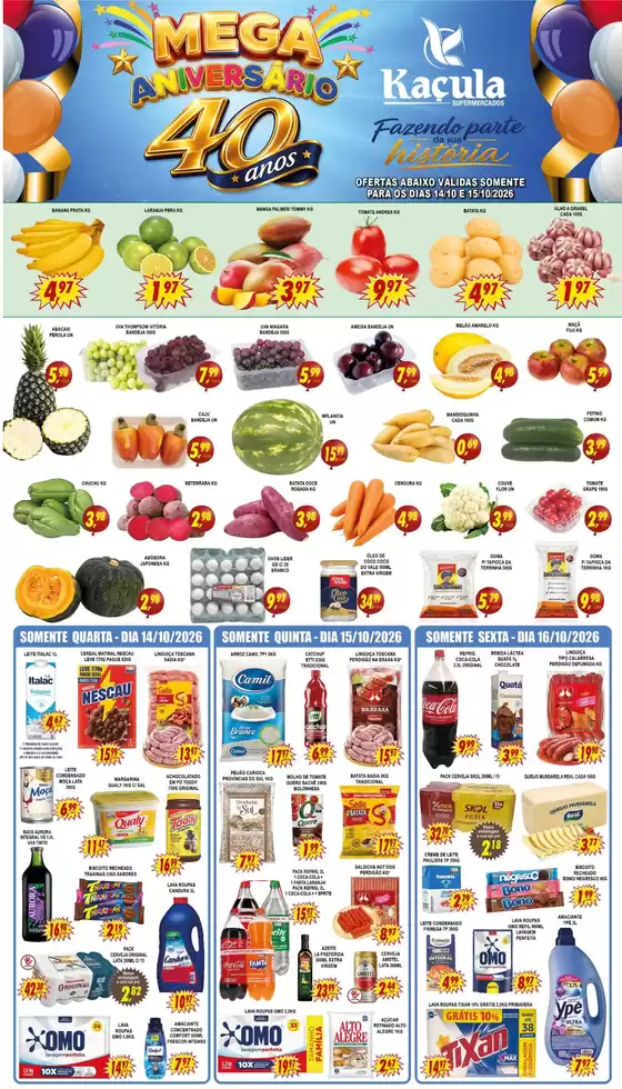 Catálogo Kaçula Supermercados | Loja1 | 2026-10-14T00:00:00.000Z - 2026-10-15T00:00:00.000Z
