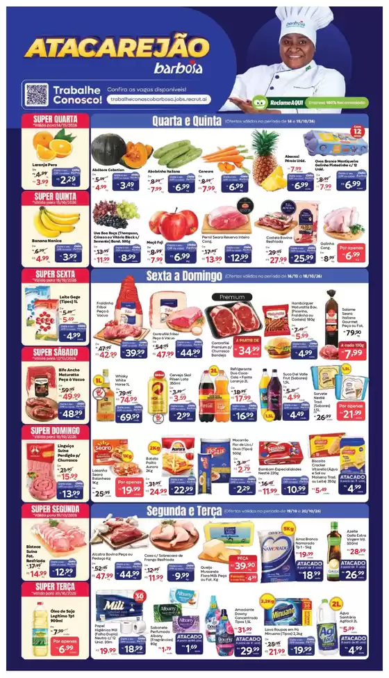 Catálogo Barbosa Supermercados | Ofertas Excluivas Loja Atacarejão tatuí | 2026-10-14T00:00:00.000Z - 2026-10-20T00:00:00.000Z