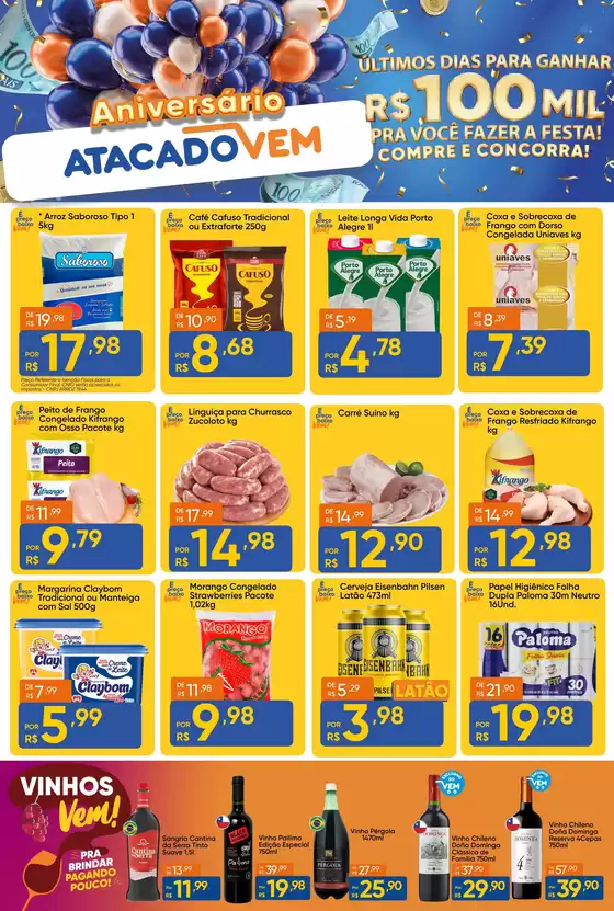 Catálogo ATACADO VEM | Ofertas especiais atraentes para todos | 2026-10-14T00:00:00.000Z - 2026-10-14T00:00:00.000Z