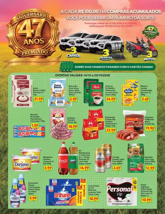 Catálogo Chama Supermercados | Economize agora com nossas ofertas | 2026-09-01T00:00:00.000Z - 2026-11-12T00:00:00.000Z