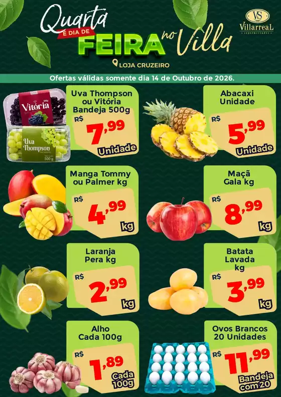 Catálogo Villarreal Supermercados | Hortifruti Cruzeiro | 2026-10-14T00:00:00.000Z - 2026-10-14T00:00:00.000Z