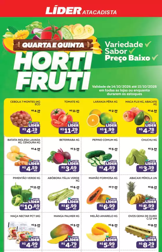 Catálogo Líder Atacadista | Encartequartaequintadohortfruti | 2026-10-14T00:00:00.000Z - 2026-10-15T00:00:00.000Z