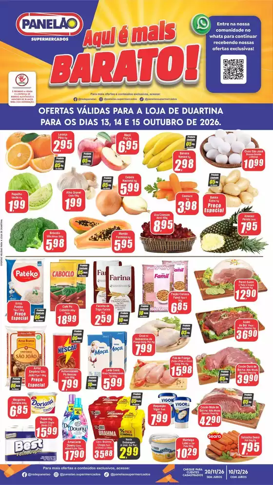 Catálogo Panelão | Grandes descontos em produtos selecionados | 2026-10-13T00:00:00.000Z - 2026-10-15T00:00:00.000Z