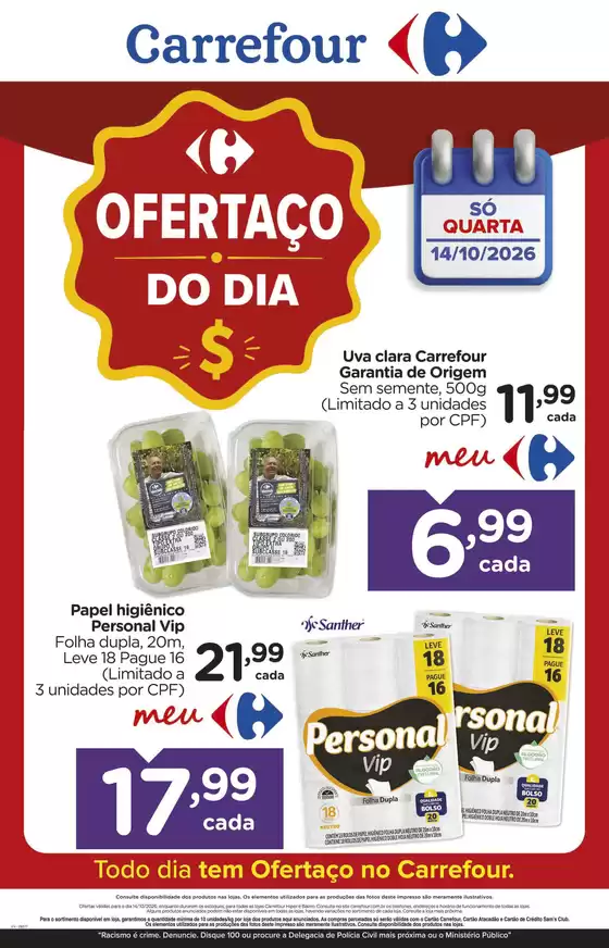 Catálogo Carrefour Bairro | OFERTA DO DIA | 2026-10-14T00:00:00.000Z - 2026-10-14T00:00:00.000Z