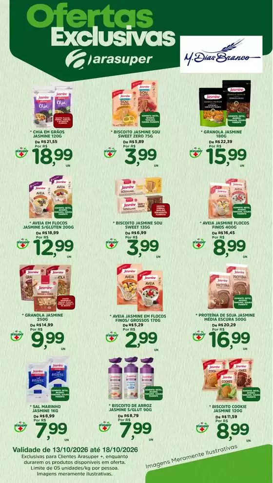 Catálogo Araújo Supermercados | EXCLUSIVA M DIAS | 2026-10-13T00:00:00.000Z - 2026-10-18T00:00:00.000Z