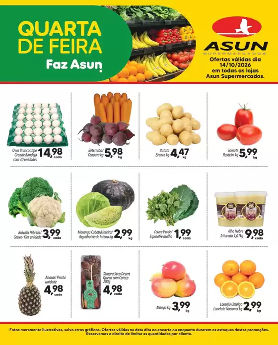 Catálogo Asun em Guaíba | Quarta Dia de Feira | 2026-10-14T00:00:00.000Z - 2026-10-14T00:00:00.000Z