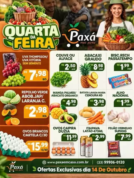 Catálogo Paxá Supermercados em Santos | Quinta Da Feira | 2026-10-14T00:00:00.000Z - 2026-10-14T00:00:00.000Z