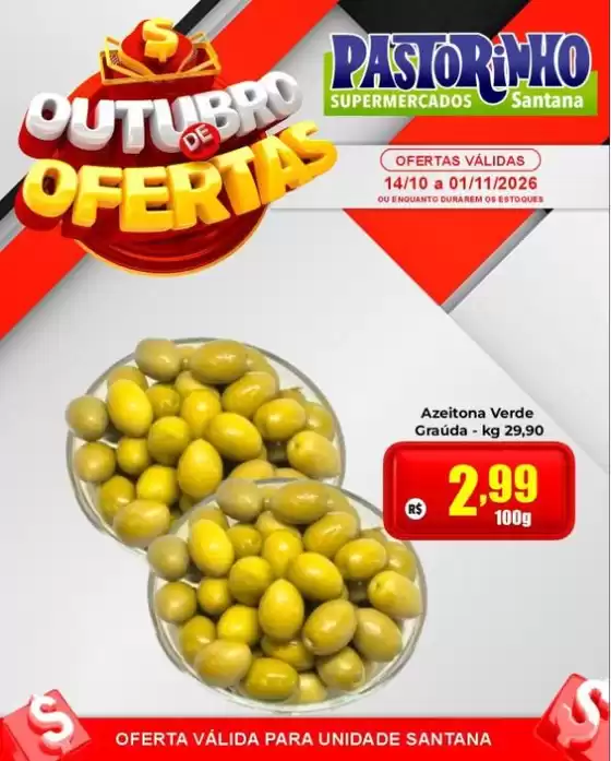 Catálogo Supermercado Pastorinho | Ofertas especiais atraentes para todos | 2026-10-14T00:00:00.000Z - 2026-11-01T00:00:00.000Z
