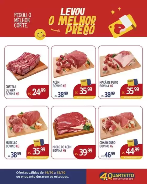 Catálogo Quartetto Supermercados | Ofertas exclusivas | 2026-10-14T00:00:00.000Z - 2026-10-15T00:00:00.000Z