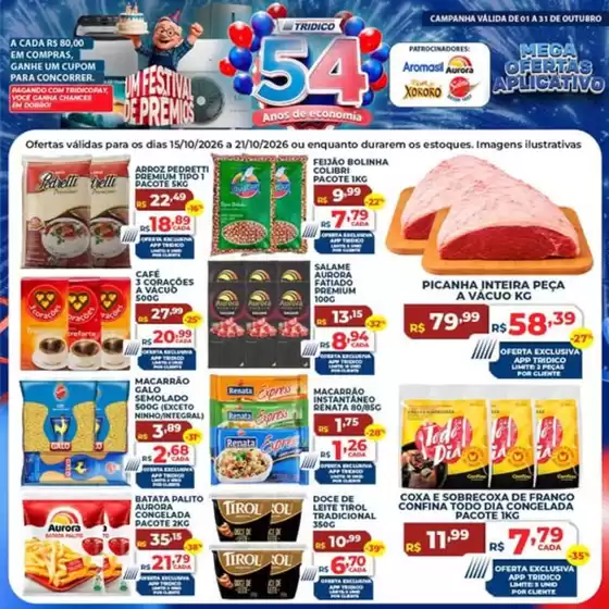 Catálogo Supermercados Tridico | Mega Ofertas | 2026-10-15T00:00:00.000Z - 2026-10-21T00:00:00.000Z