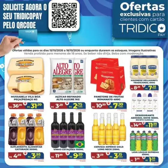 Catálogo Supermercados Tridico | Ofertas exclusivas | 2026-10-15T00:00:00.000Z - 2026-10-18T00:00:00.000Z