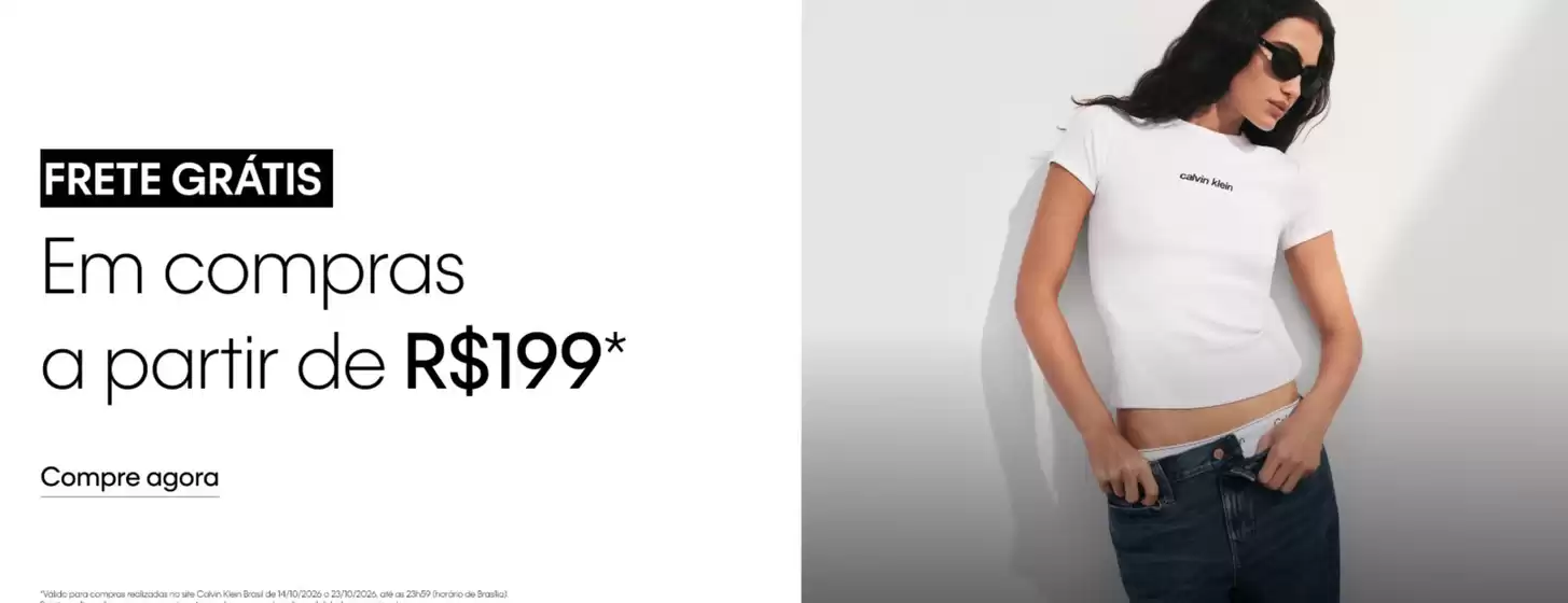 Catálogo Calvin Klein | Ofertas Calvin Klein | 2026-10-15T00:00:00.000Z - 2026-10-23T00:00:00.000Z