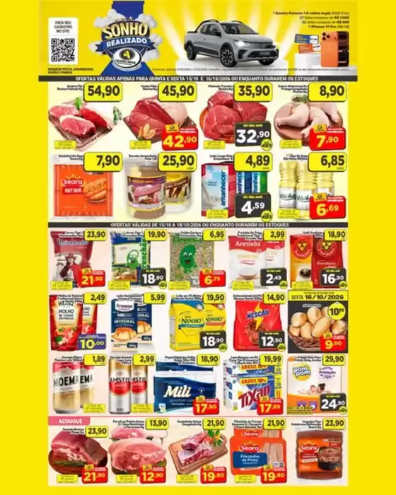 Catálogo Amarelinha Supermercados | Ofertas exclusivas | 2026-10-15T00:00:00.000Z - 2026-10-18T00:00:00.000Z