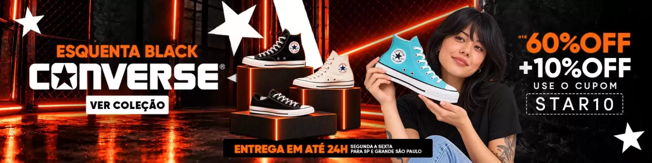 Catálogo Clóvis Calçados | Esquenta Black Converse | 2026-10-15T00:00:00.000Z - 2026-10-15T00:00:00.000Z