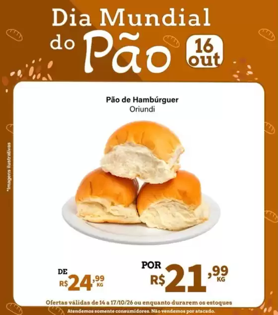 Catálogo Oriundi | Dia Mundial do Pao | 2026-10-15T00:00:00.000Z - 2026-10-17T00:00:00.000Z