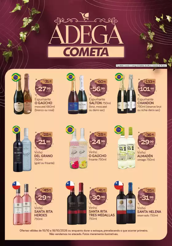 Catálogo Cometa Supermercados | ADEGA COMETA | 2026-10-15T00:00:00.000Z - 2026-10-18T00:00:00.000Z