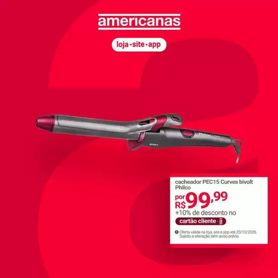 Catálogo Lojas Americanas em Macatuba | Melhores ofertas para todos os clientes | 2026-10-15T00:00:00.000Z - 2026-10-20T00:00:00.000Z