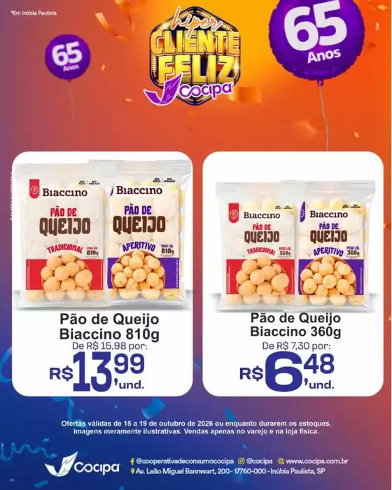 Catálogo Cocipa | Novas ofertas para descobrir | 2026-10-15T00:00:00.000Z - 2026-10-19T00:00:00.000Z