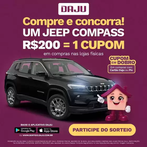 Catálogo Daju | Pechinchas e ofertas atuais | 2026-08-01T00:00:00.000Z - 2026-12-31T00:00:00.000Z