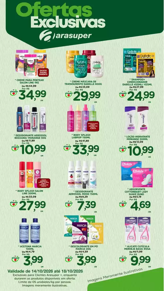 Catálogo Araújo Supermercados | EXCLUSIVA SEMANA DA PERFUMARIA | 2026-10-15T00:00:00.000Z - 2026-10-18T00:00:00.000Z