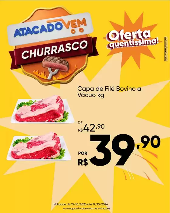 Catálogo ATACADO VEM | Ofertas especiais atraentes para todos | 2026-10-15T00:00:00.000Z - 2026-10-17T00:00:00.000Z