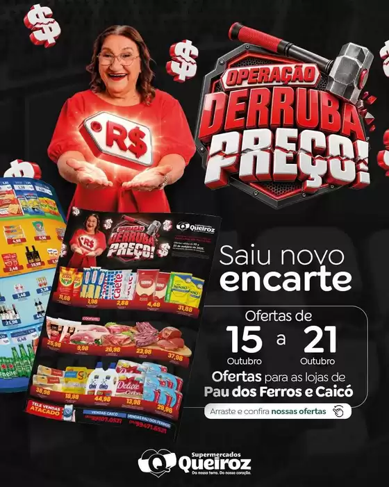 Catálogo Supermercados Queiroz | Encarte Supermercados Queiroz | 2026-10-15T00:00:00.000Z - 2026-10-21T00:00:00.000Z