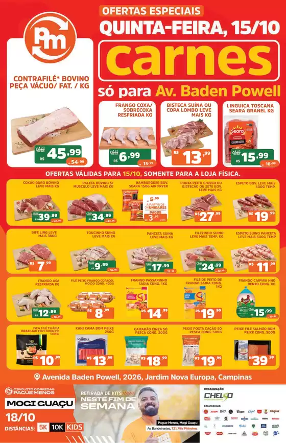 Catálogo Supermercados Pague Menos | Ofertas pague menos carnes loja 26 15 out | 2026-10-15T00:00:00.000Z - 2026-10-15T00:00:00.000Z